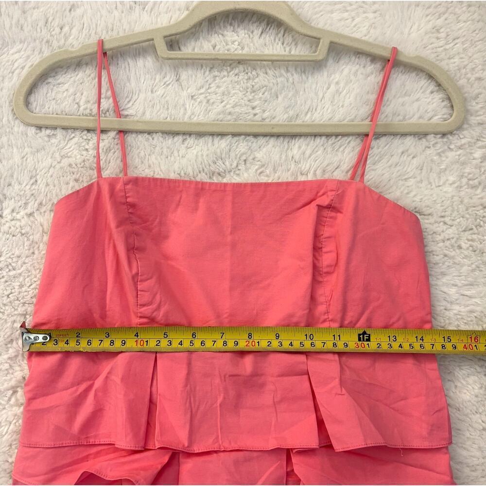 Farm Rio Women's RARE Y2K Pink Dress Post It Ruffle Style Size M - Picture 6 of 8
